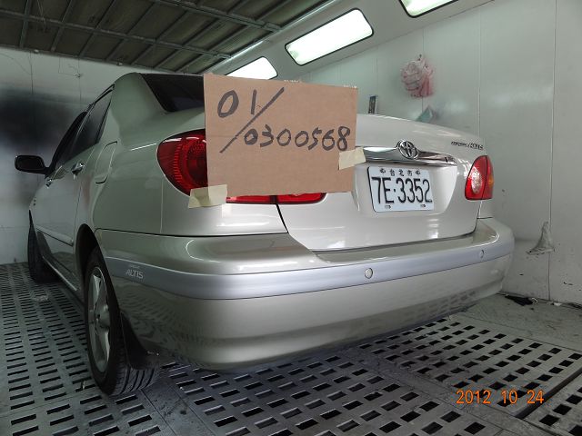 汽車板金烤漆完成