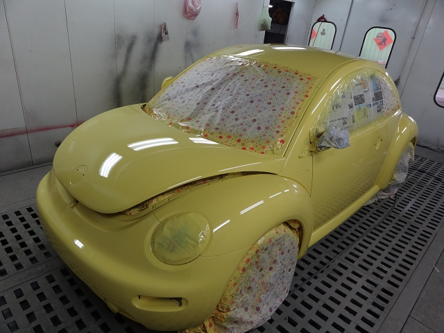 汽車鈑金烤漆維修前